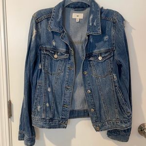 Distressed Denim Jacket